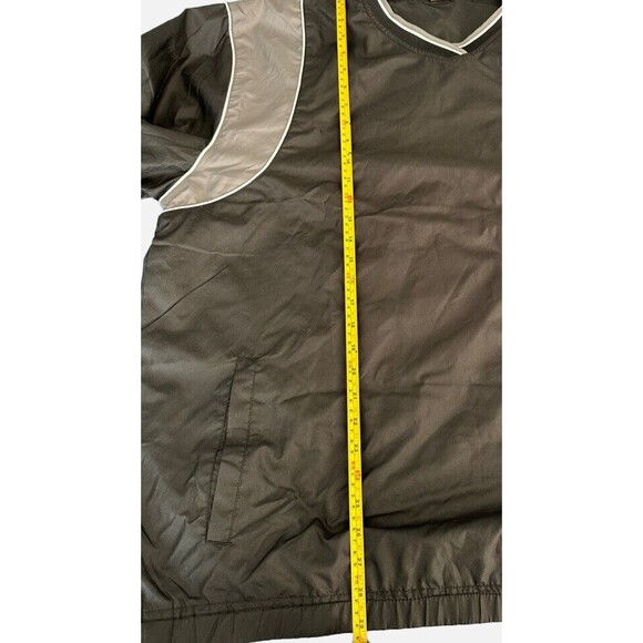 Rawlings Mesh Lined Golf Baseball Windbreaker Black Pullover Men's XL Carmines - Picture 4 of 9